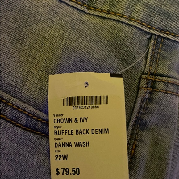 Crown & Ivy ruffle detail jeans - Picture 5 of 10